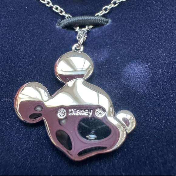 Swarovski Mickey Mouse Pendant Necklace and Earring Set - Picture 3 of 14